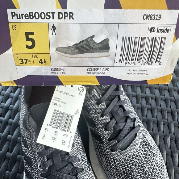 Adidas PureBoost DPR Carbon Grey Men\'s Athletic Shoes CM8319 Size 5 main image 13